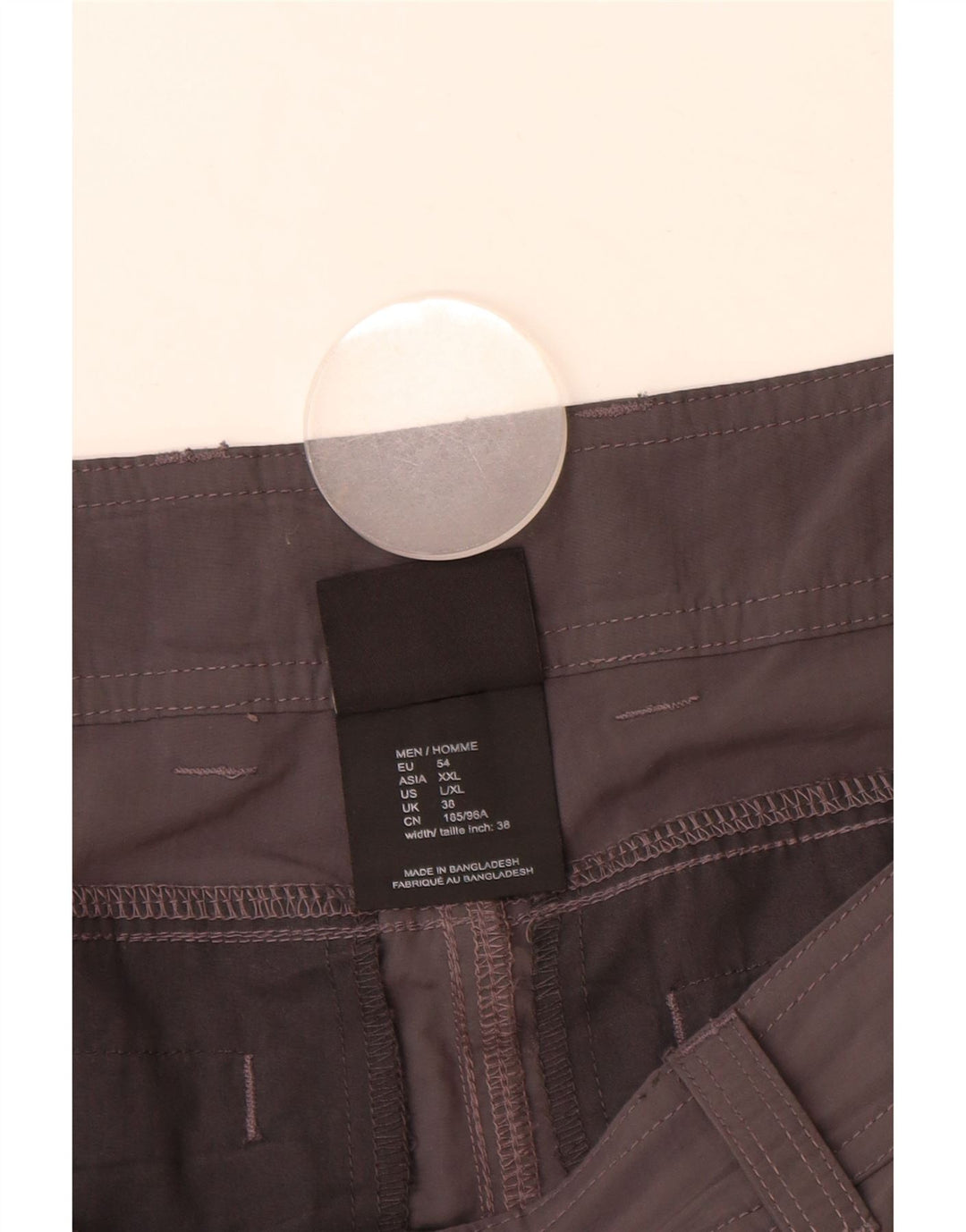 Męskie spodenki cargo Jack Wolfskin W38 XL Szary poliamid