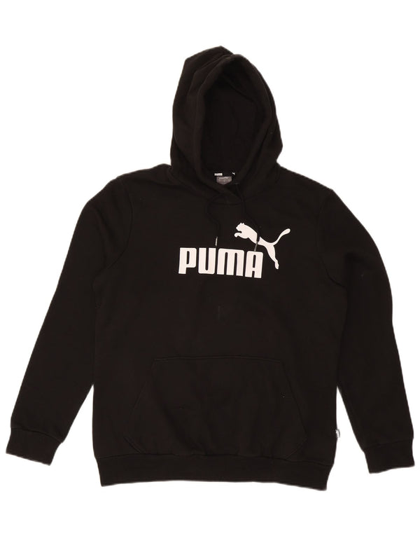 Damski sweter z kapturem i grafiką PUMA UK 14, średni czarny, bawełniany