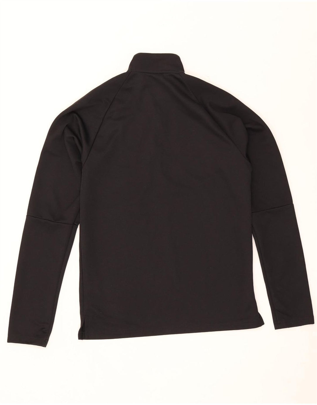 Adidas Męskie Climalite Zip Neck Sweter Dresowy Top Mały Czarny Poliester