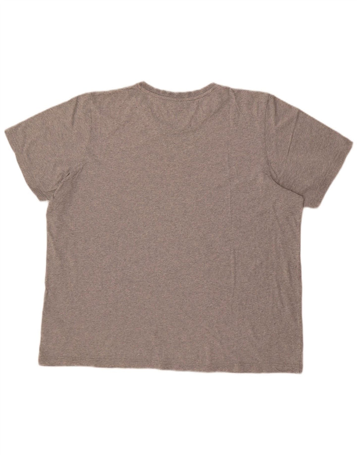 Adidas Męska koszulka Top XL Szara, nakrapiana bawełna