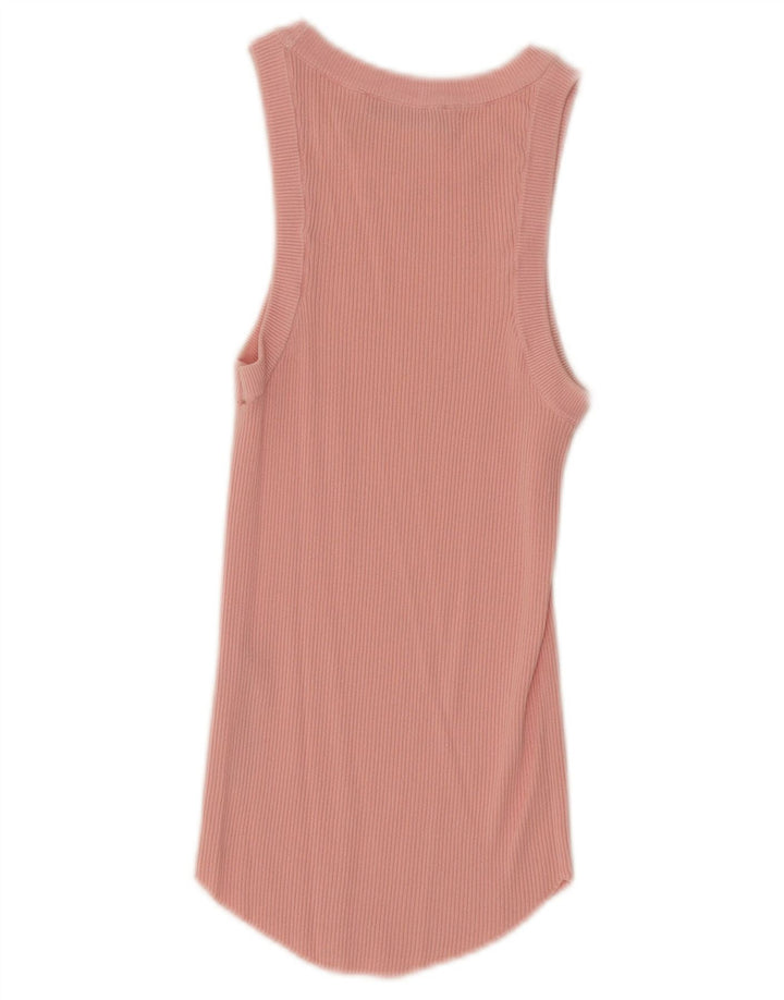 ZARA Womens Vest Tank Top UK 8 Small Pink Viscose