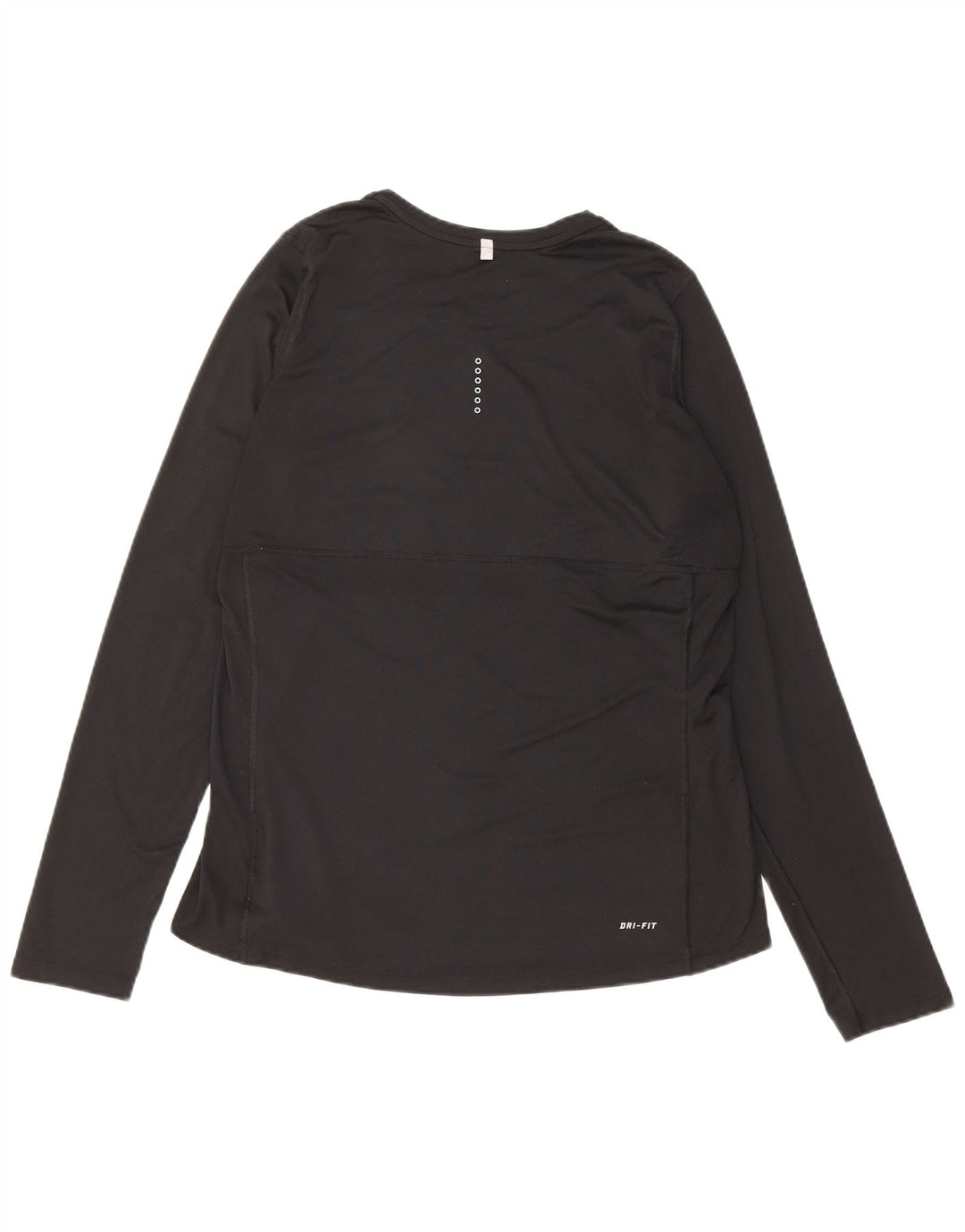Damska koszulka Nike Dri Fit z długim rękawem, UK 14, duża, czarna