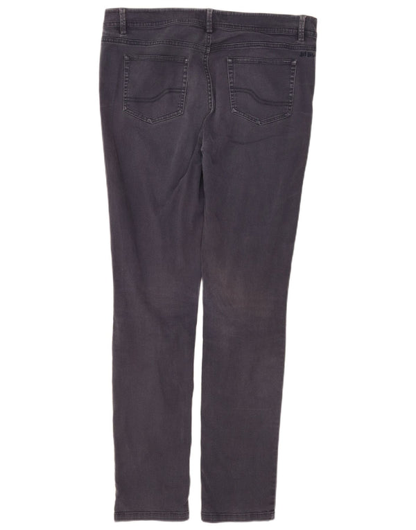 Damskie jeansy slim Fat Face UK 12 Medium W34 L30 Granatowa bawełna