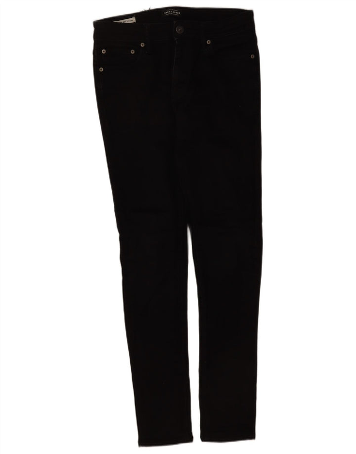 Męskie jeansy skinny JACK & JONES Liam W30 L32 czarne