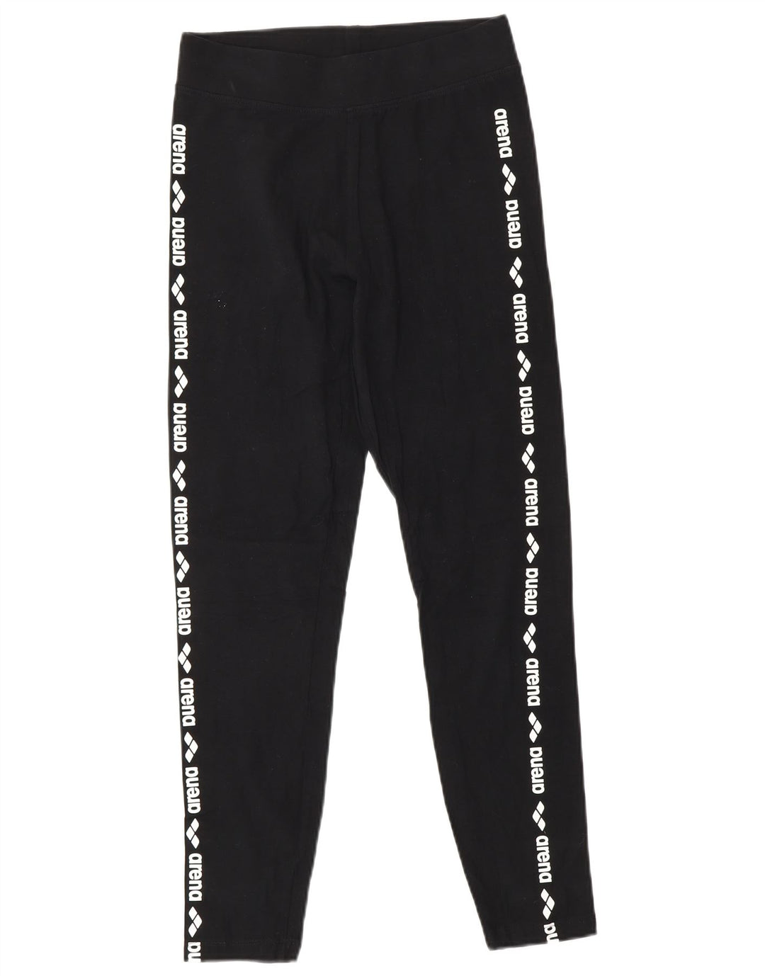 Damskie legginsy graficzne ARENA UK 6 XS, czarne, bawełniane