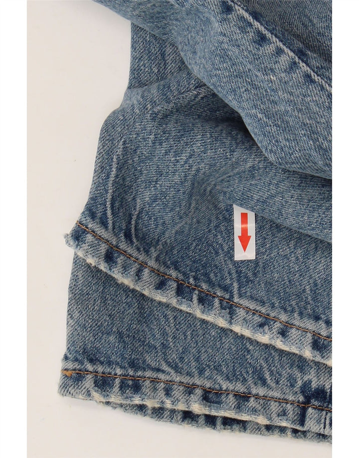 Męskie proste dżinsy Zara EU 42 Large W32 L27 Niebieskie