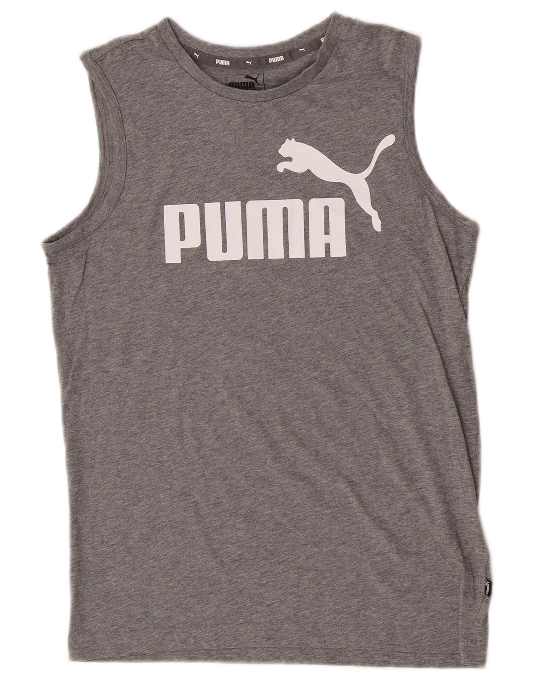 Chłopięca kamizelka z grafiką Puma 13-14 lat, szara, nakrapiana