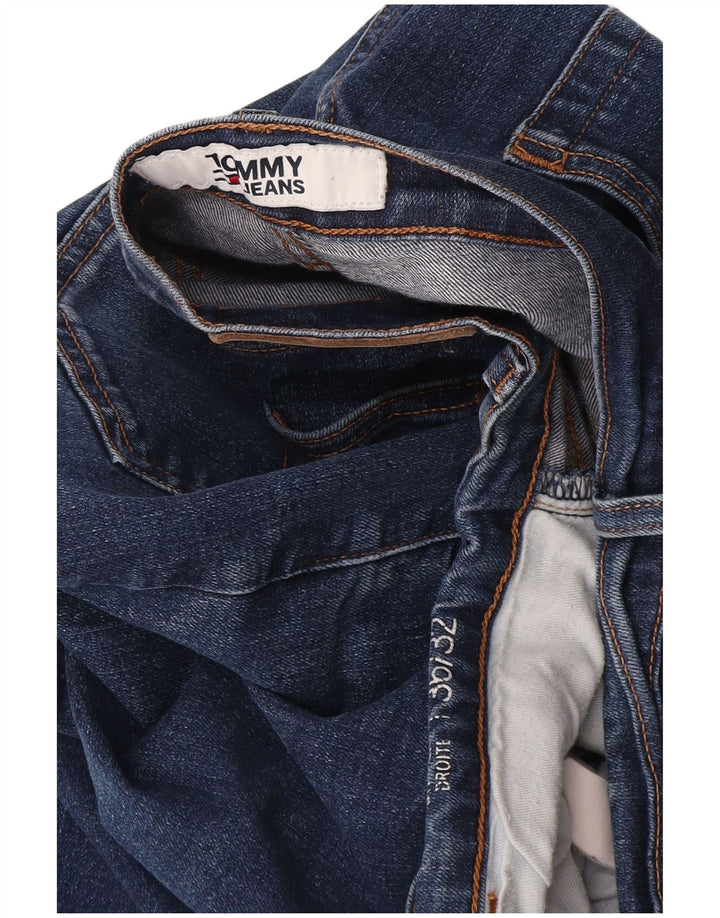 Męskie dżinsy Tommy Hilfiger Droite Slim W36 L32 Niebieskie