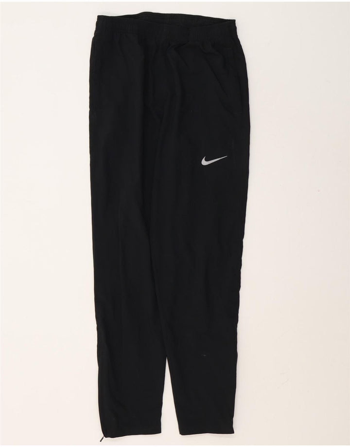 Męskie spodnie dresowe Nike Dri Fit, małe, czarne, poliestrowe