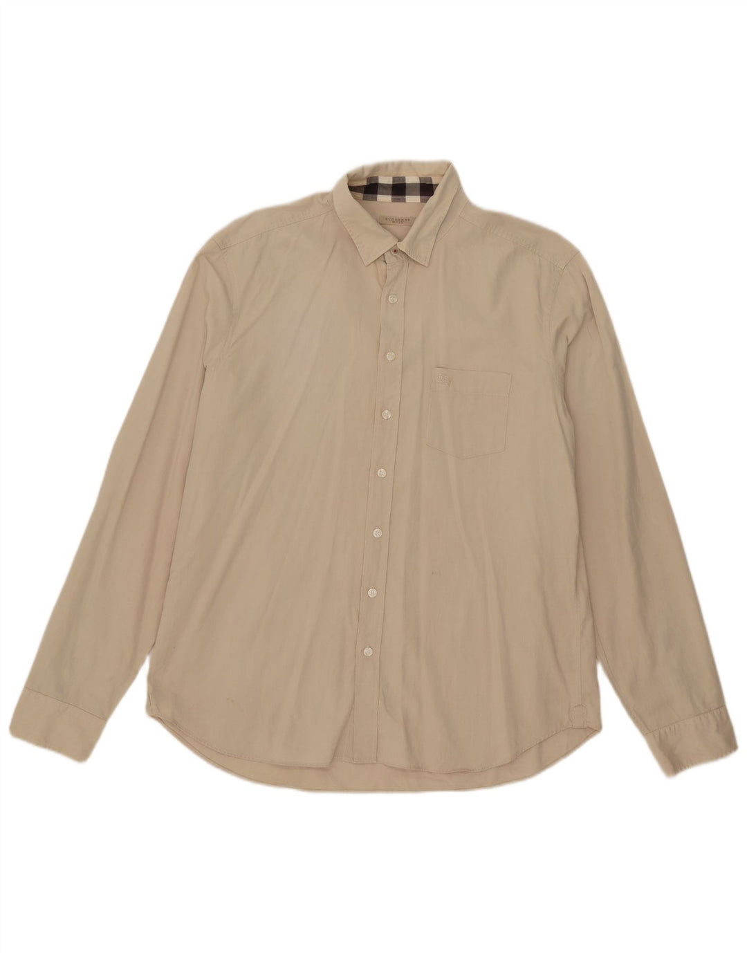 Koszula męska Burberry XL, beżowa, bawełniana