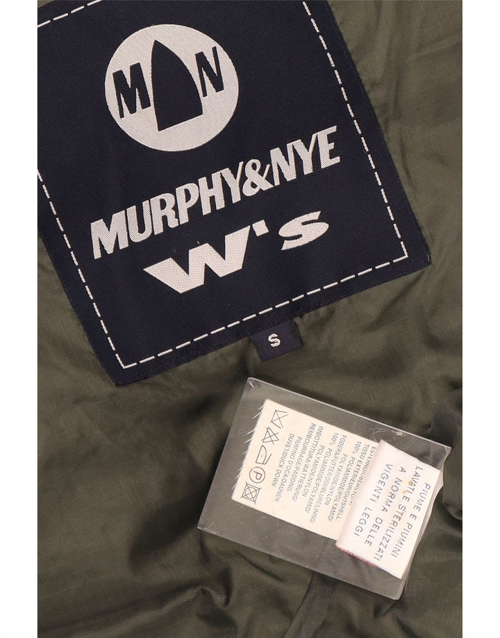 MURPHY & NYE Mens Oversized Padded Jacket UK 36 Small Black Polyamide