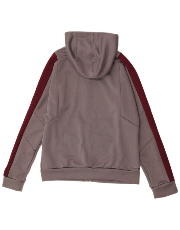 Damska bluza z kapturem Adidas Texas A&M Aggies Zip UK 12/14 Średni szary