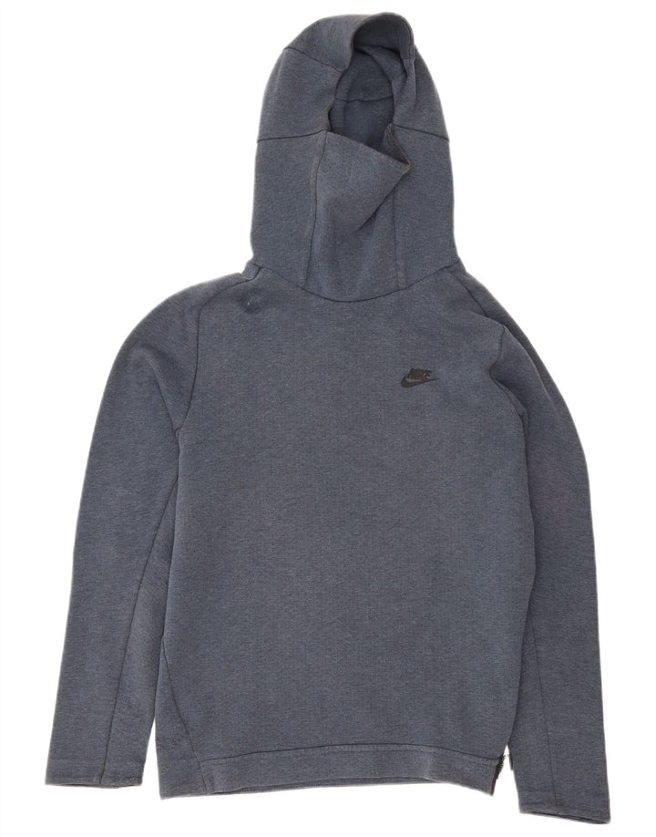 Męski sweter z kapturem Nike, średni granatowy, bawełniany