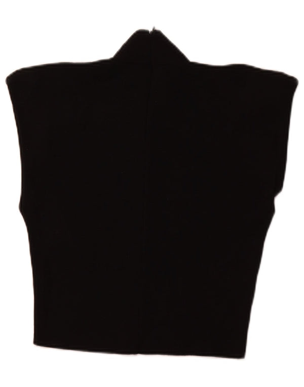 Damski sweter z golfem ZARA UK 12, średni czarny