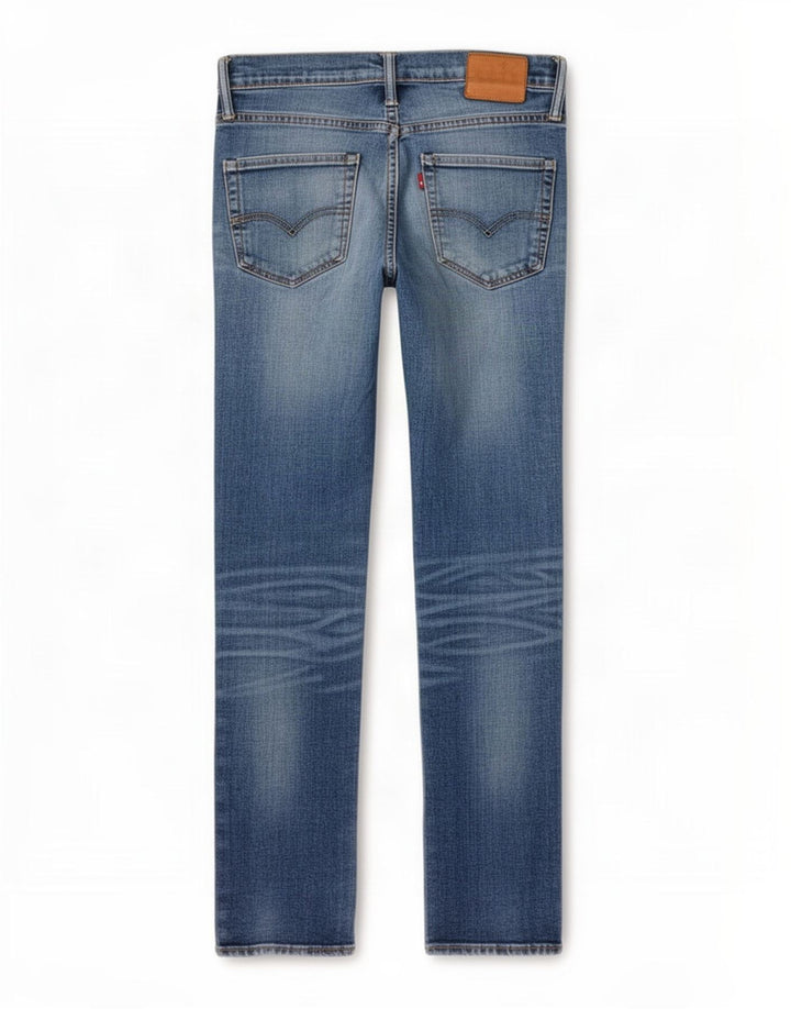 Męskie jeansy Levi's 511 w trudnej sytuacji W32 L32 Niebieska bawełna