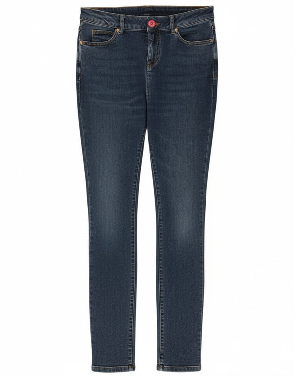 Weird Fish Damskie jeansy Skinny UK 10 Small W28 L30 Niebieskie bawełniane