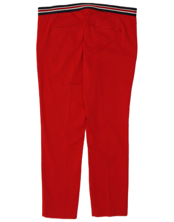 Spodnie damskie Zara Slim Chino XL W32 L27 Czerwone