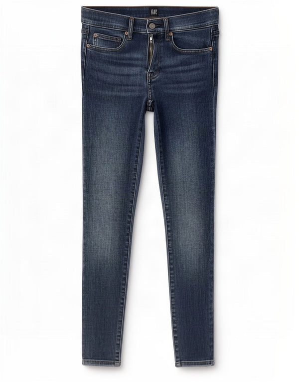 Damskie jeansy skinny Gap W28 L28 Niebieskie, bawełniane