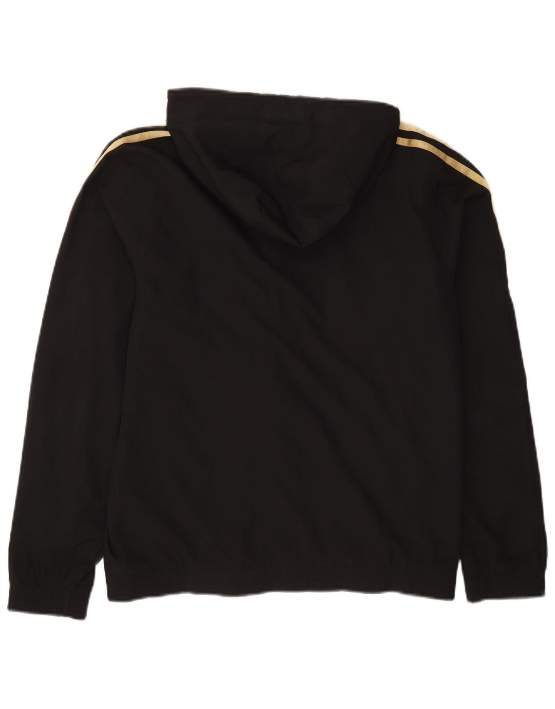 Męski sweter z kapturem i zamkiem ADIDAS XS, poliester w czarne paski