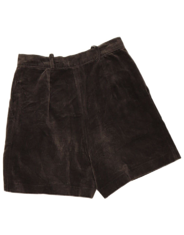 Vintage damskie aksamitne spodenki Chino IT 44 Medium W26 szara bawełna