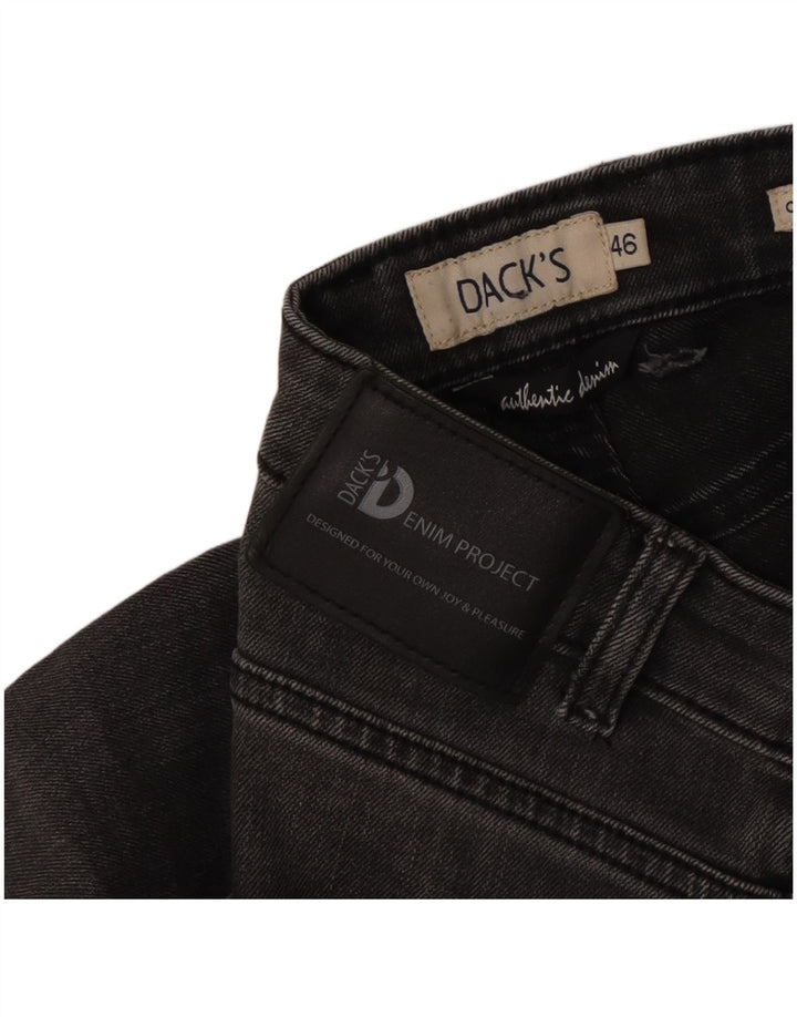 Damskie jeansy Crop Skinny firmy Dack IT 46 Large W30 L26 Szare