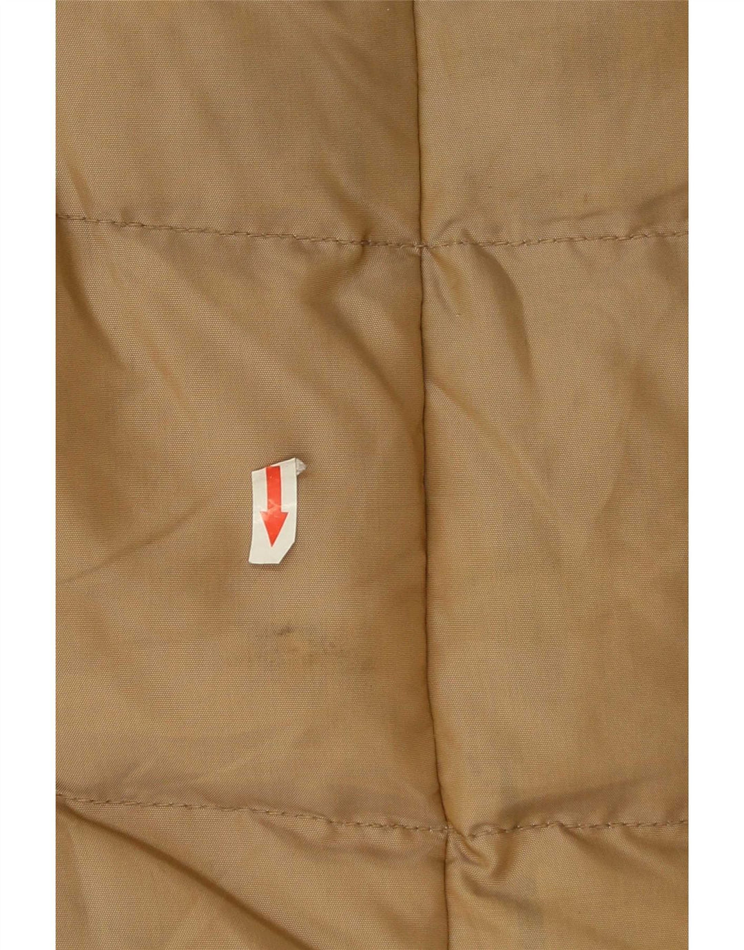 Ocieplany płaszcz damski Zara UK 10, mały, brązowy nylon