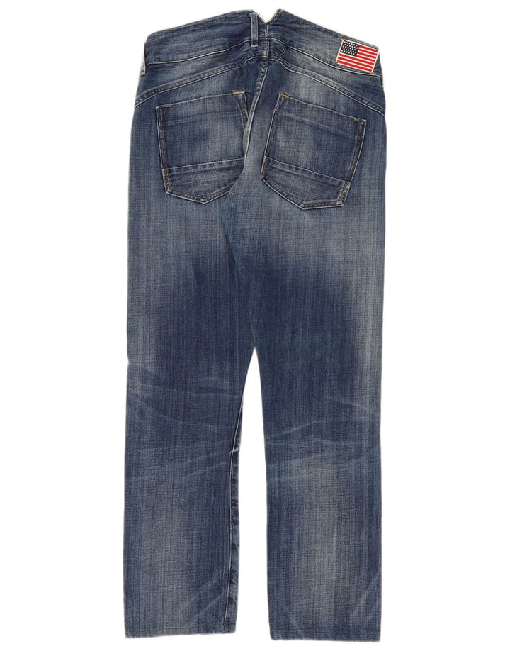Damskie proste dżinsy Tommy Hilfiger W33 L29 Niebieskie bawełniane