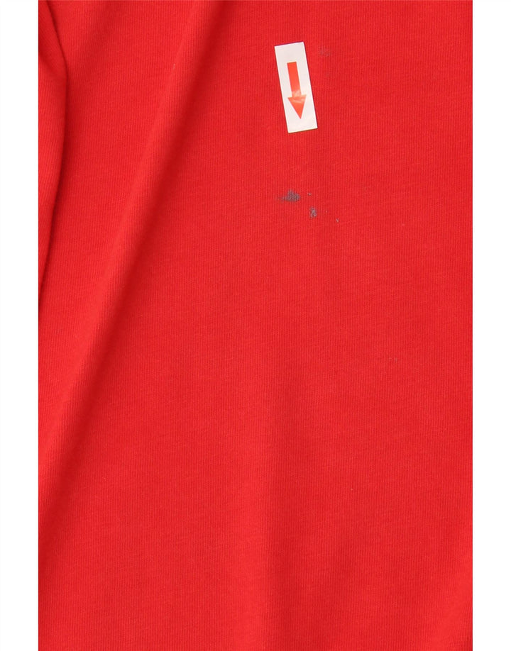 T-shirt męski ADIDAS, duży, czerwony, bawełniany