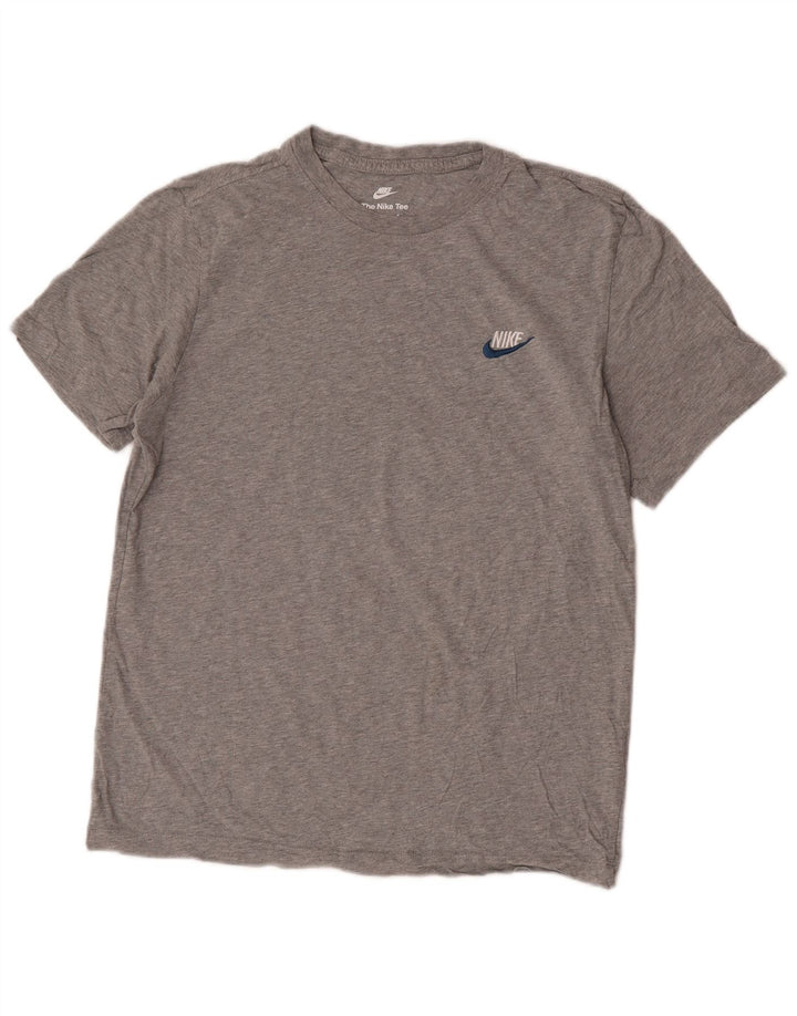 T-shirt męski Nike, średnioszary, bawełniany