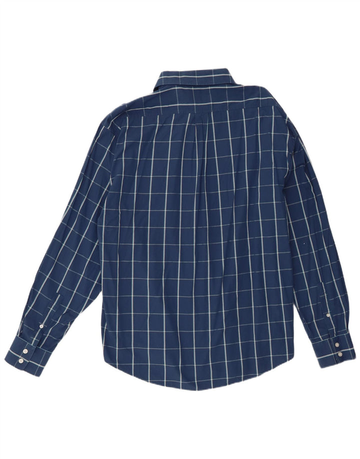 Koszula męska Yves Saint Laurent XL w niebieską kratkę, bawełniana