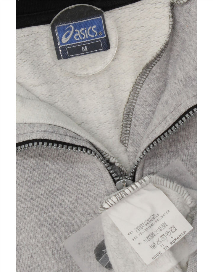 Męska bluza z kapturem Asics o luźnym kroju i kolorze średnioszarym