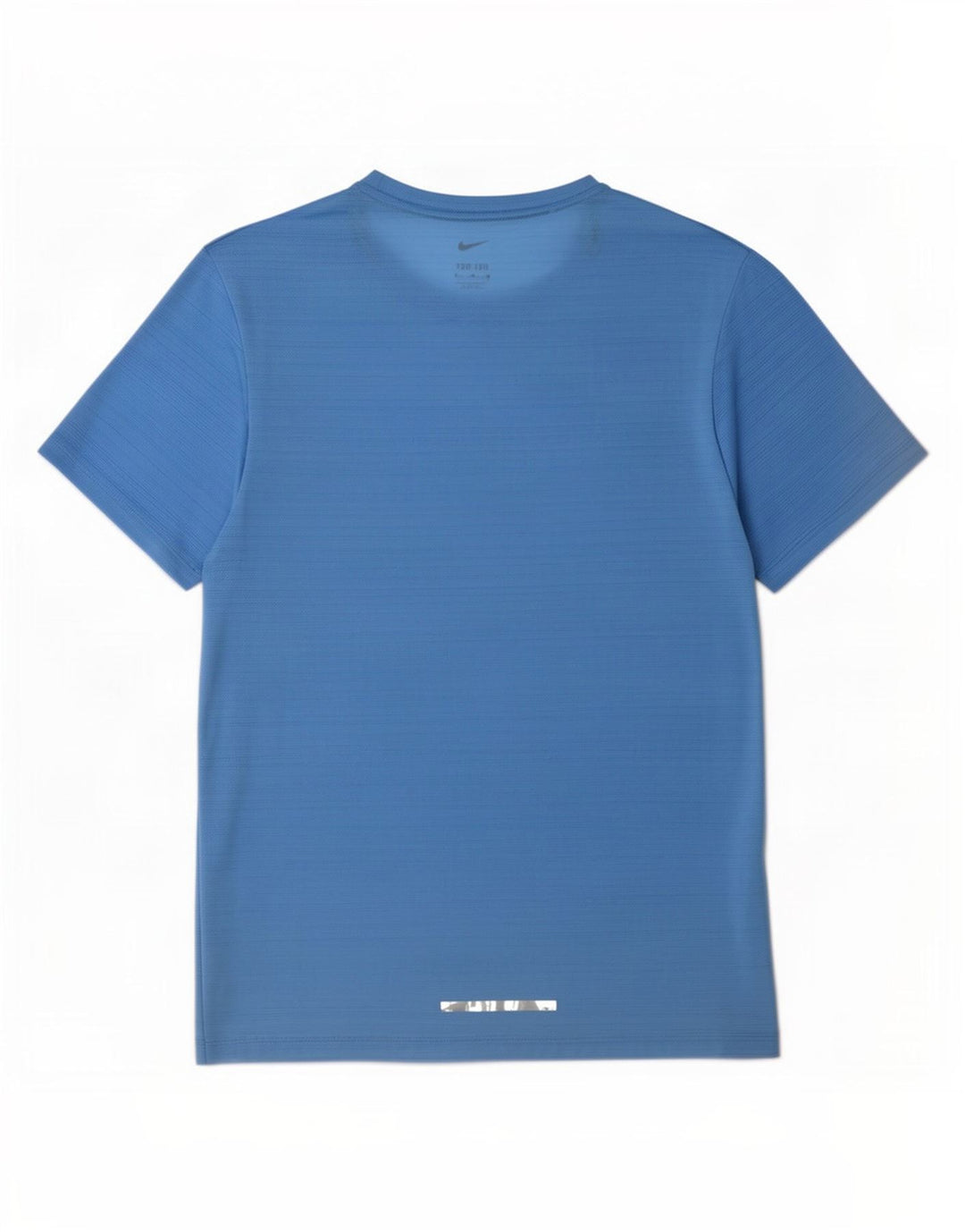 Męski T-shirt Nike Dri Fit Top, mały, niebieski, poliester w prążki