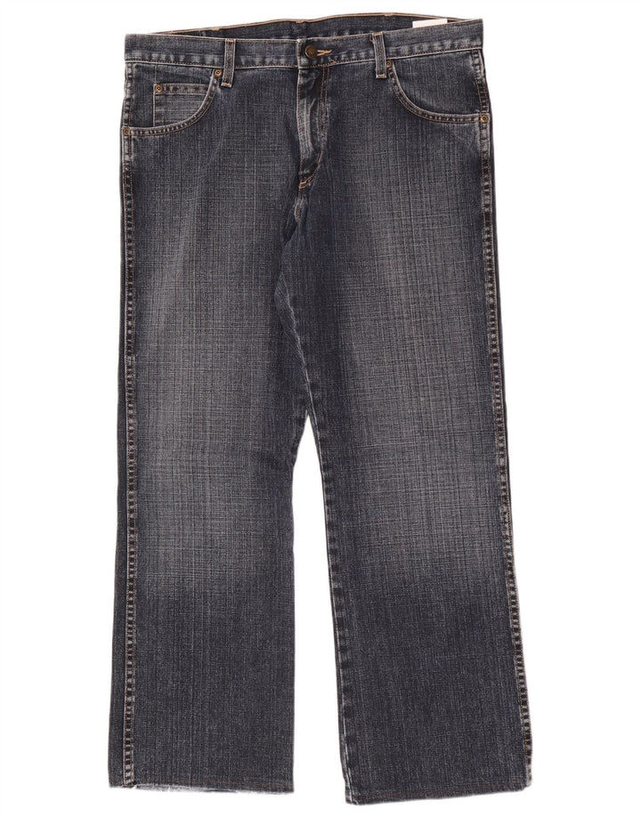 Męskie jeansy Bootcut Wrangler W34 L30, niebieskie, bawełniane