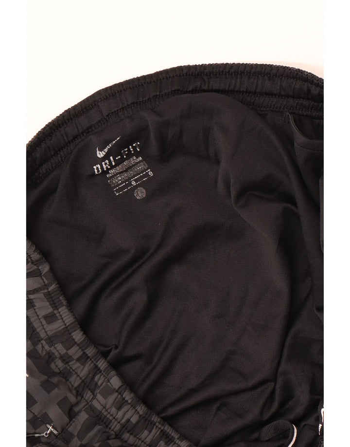 Męskie spodenki sportowe NIKE Dri Fit, duże, szare, geometryczne