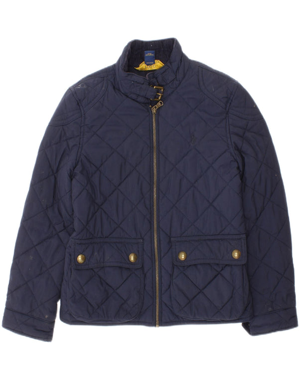 Pikowana kurtka dziewczęca Polo Ralph Lauren 6-7 lat, mała, granatowa, poliester