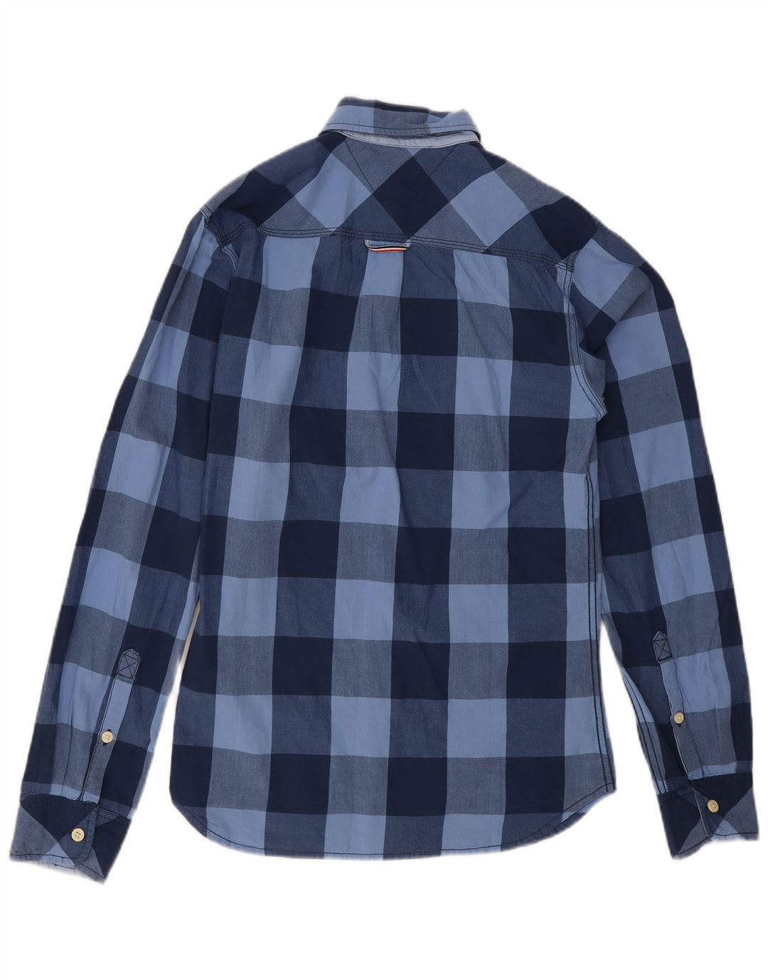 Koszula męska Tommy Hilfiger, mała, bawełniana, w granatową kratkę
