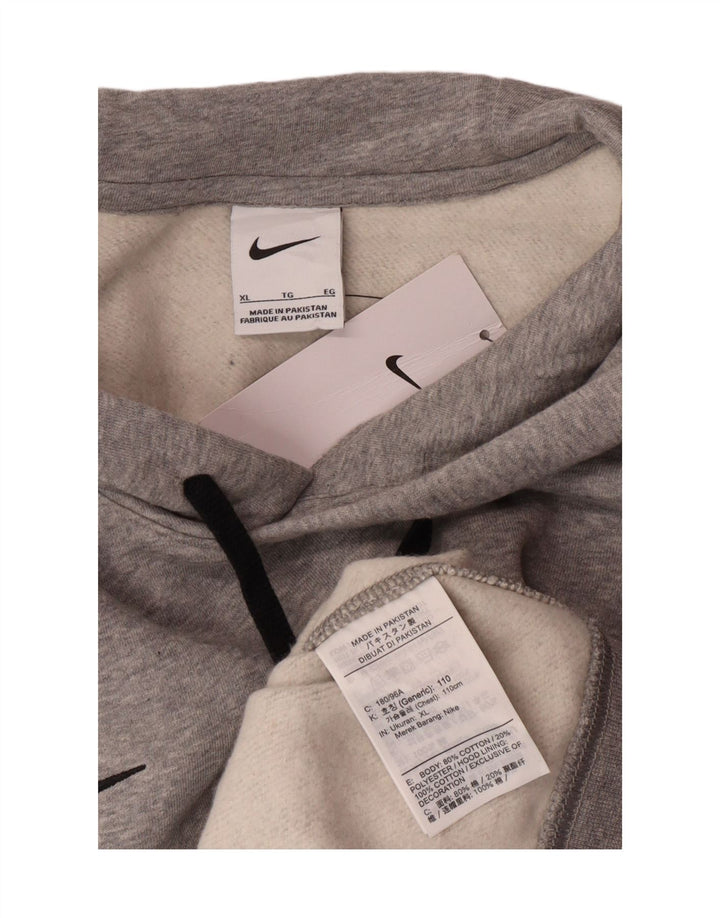 Męska bluza z kapturem Nike XL, szara, bawełniana
