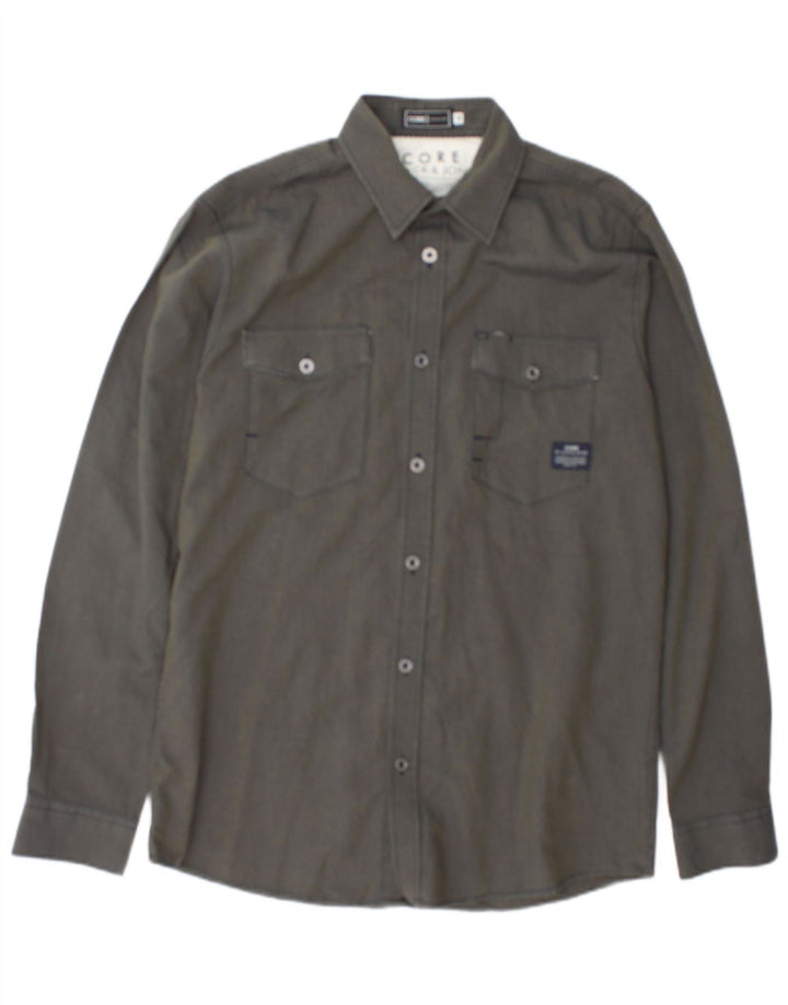 Koszula męska Jack & Jones, średnia, bawełniana khaki