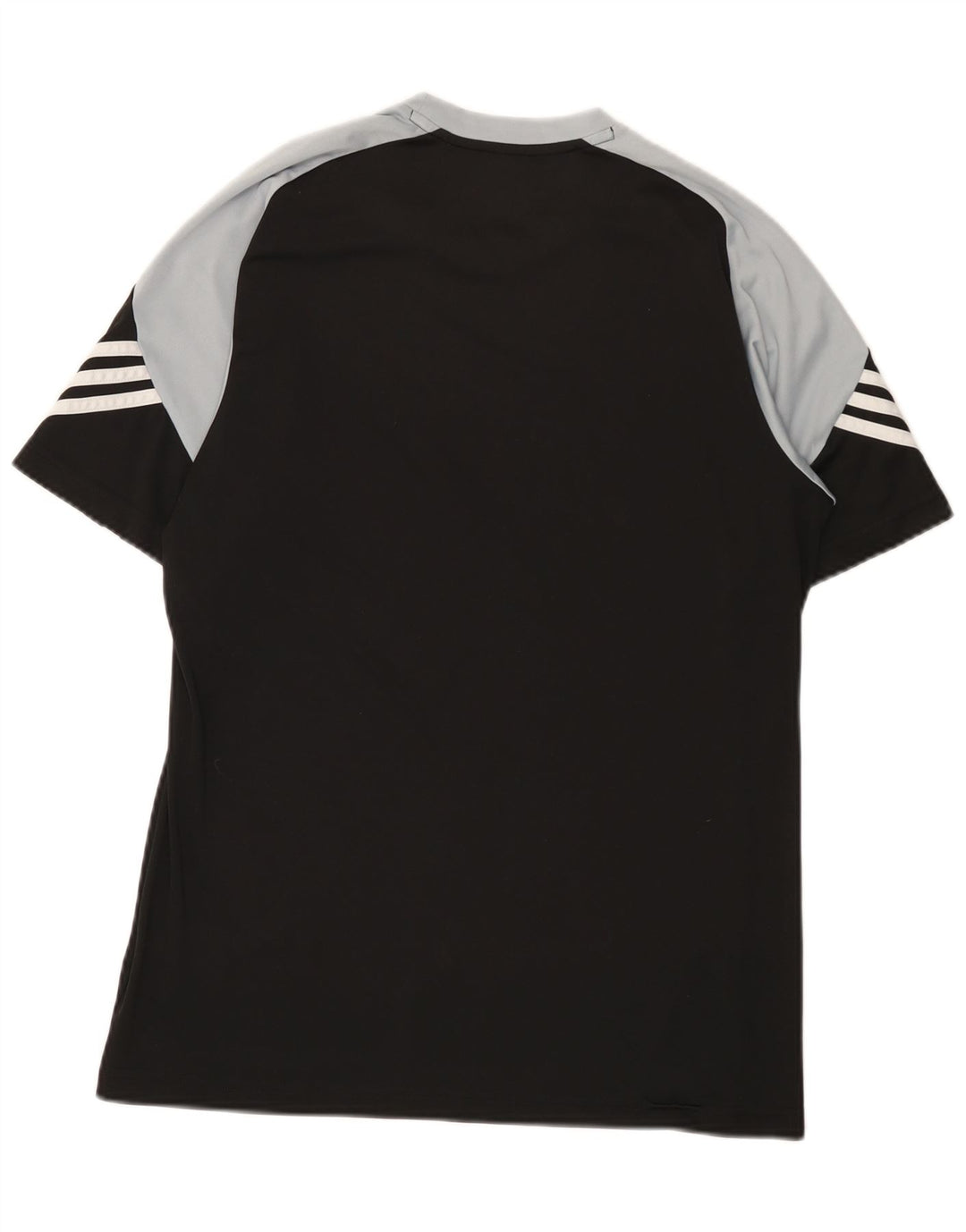 Męska koszulka Adidas Climalite Top, średni czarny poliester z blokami kolorów