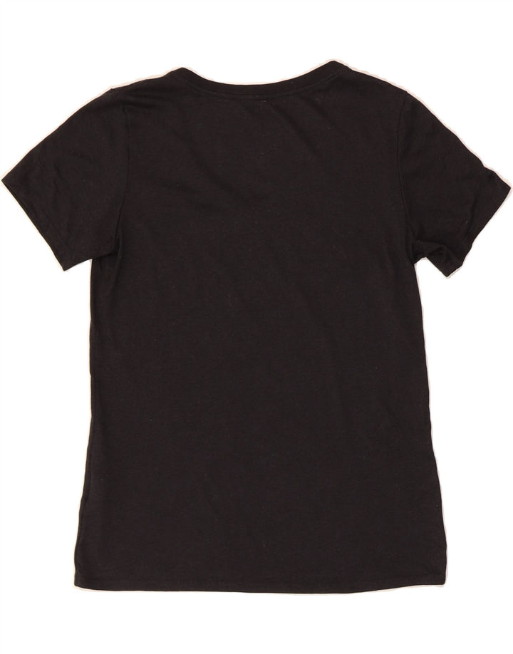 NIKE Womens Dri Fit T-Shirt Top UK 14 Medium Black Polyester Vintage Nike and Second-Hand Nike from Messina Hembry 