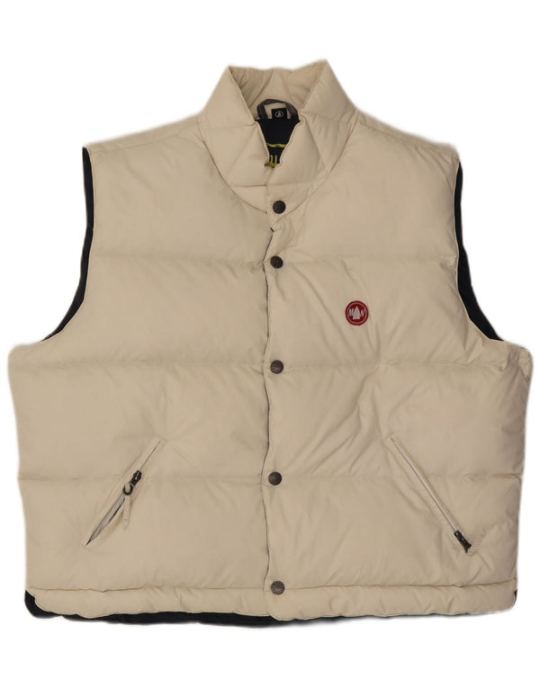 Męska wyściełana kamizelka Murphy & Nye UK 44 2XL Off White Poliamid