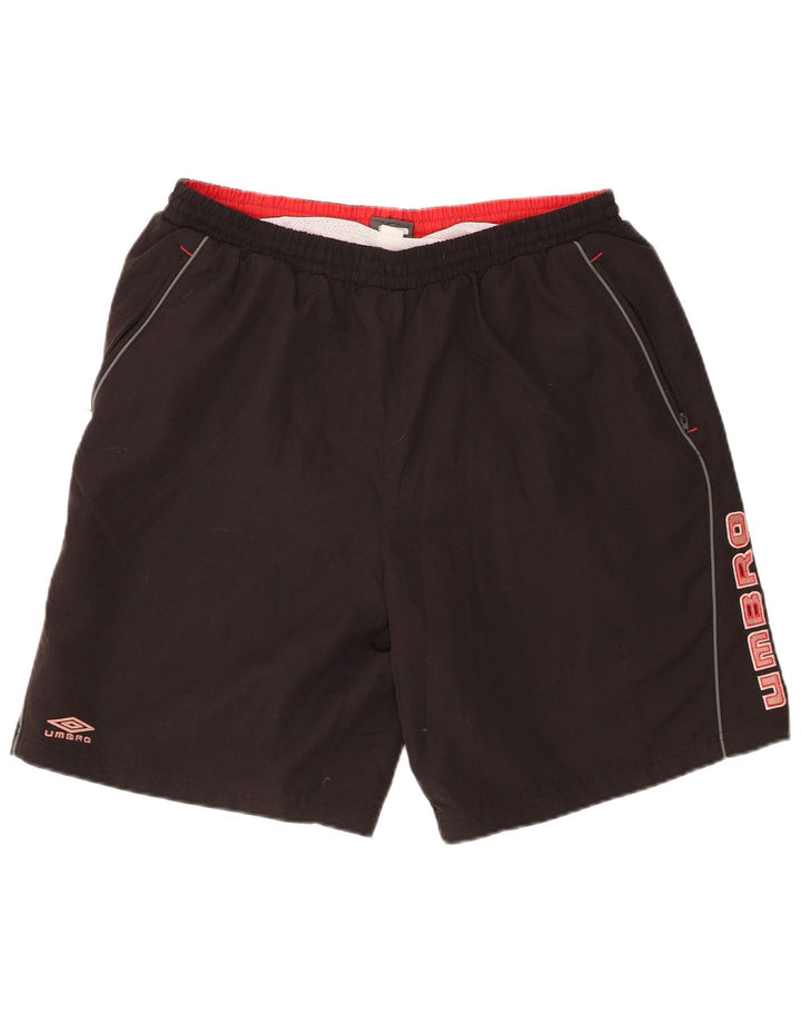 Męskie spodenki sportowe Umbro Graphic XL, czarny poliester