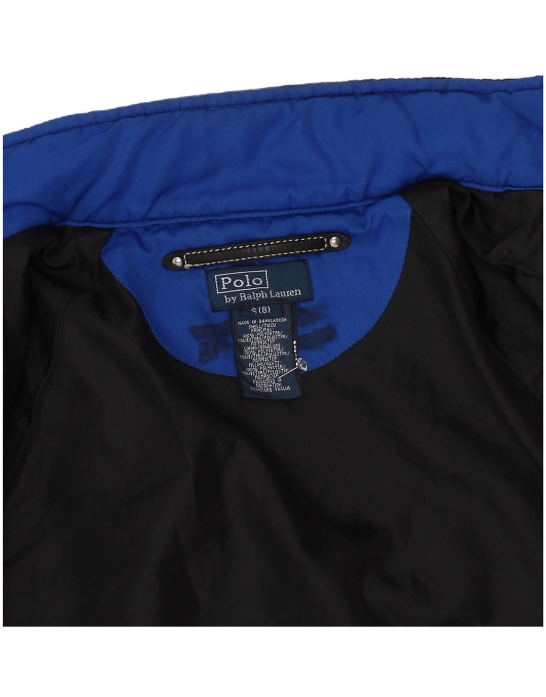 Kurtka chłopięca Polo Ralph Lauren Harrington Graphic 7-8 lat, mała, granatowa