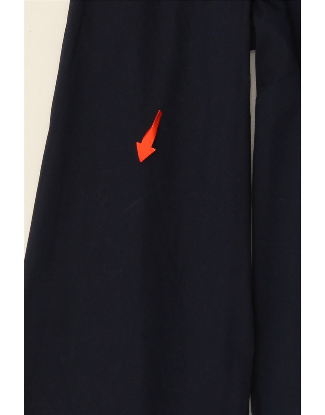 Damska bluzka z długim rękawem BENETTON wiązana z przodu UK 10, mała granatowa