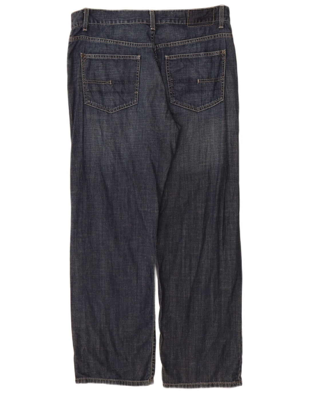 Męskie proste dżinsy Calvin Klein W34 L30 Granatowa bawełna