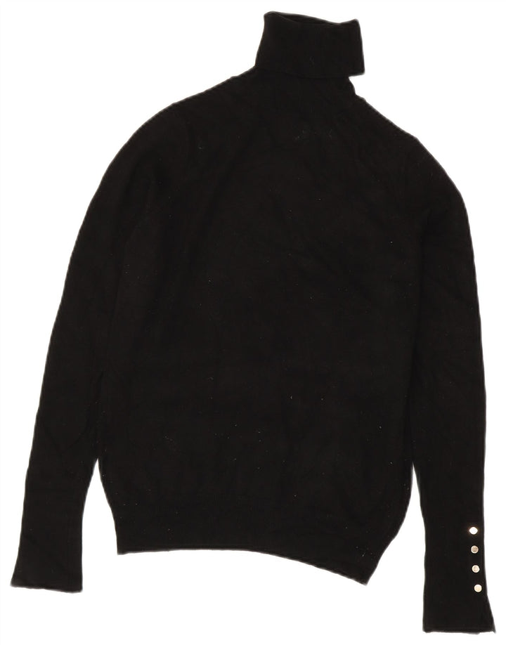 Sweter damski Zara z golfem UK 10, mały, czarny