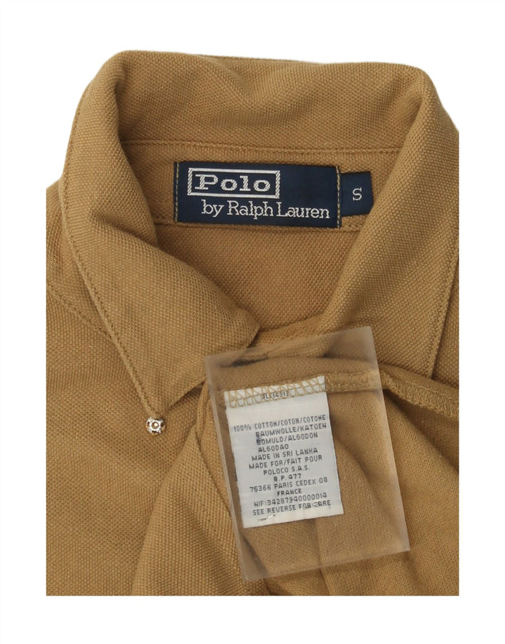 Koszula męska Polo Ralph Lauren, mała, beżowa, bawełniana