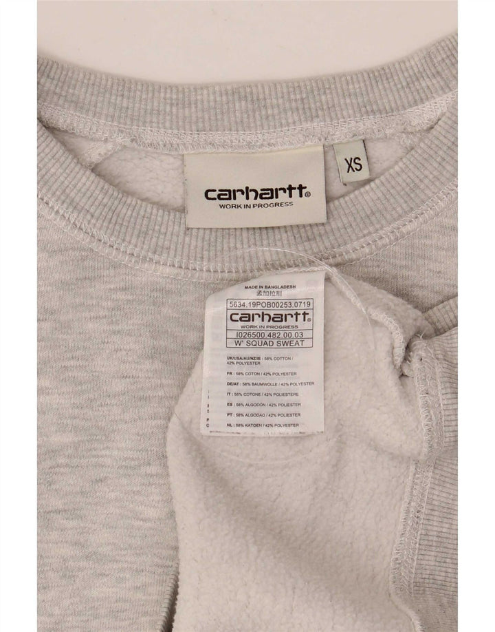Damska bluza oversize Carhartt UK 6 XS, szara bawełna