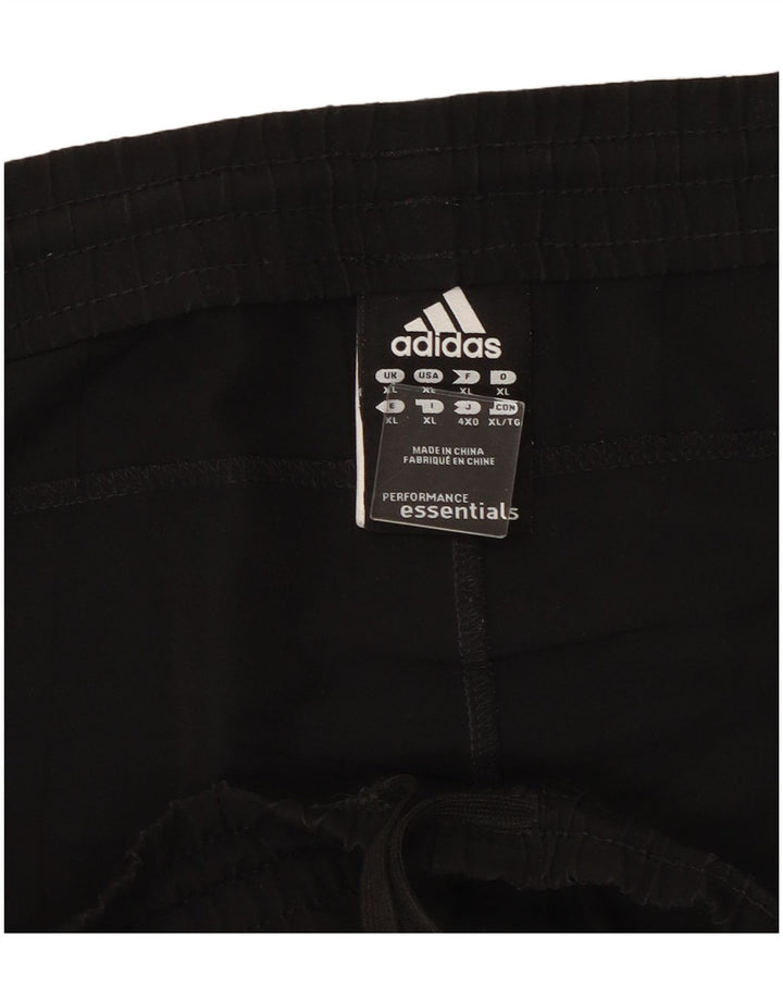 Męskie spodnie dresowe Adidas Climalite XL, czarne, poliestrowe