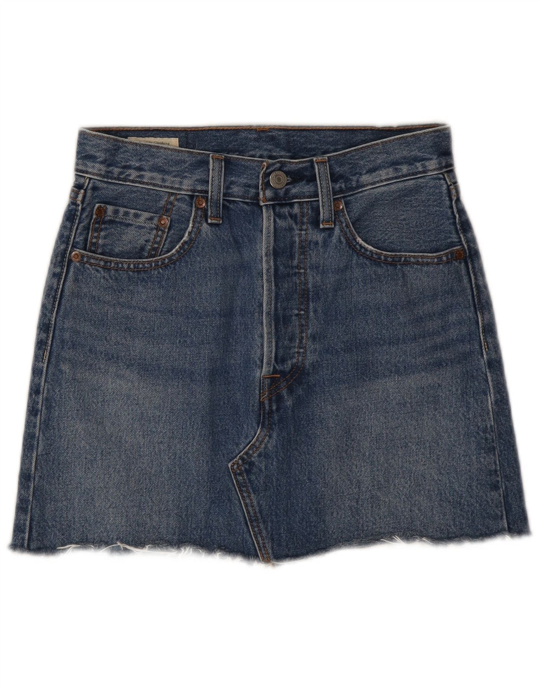 Damska spódnica dżinsowa Levi's W24 XS Niebieska bawełna